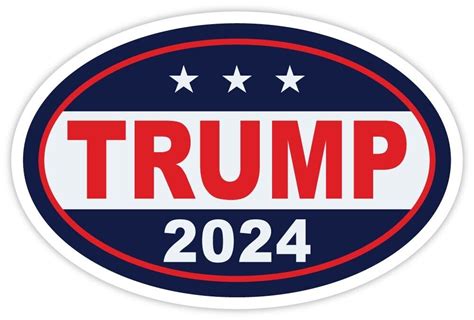 Trump 2024 Sticker Decal 5 X 3 Ebay