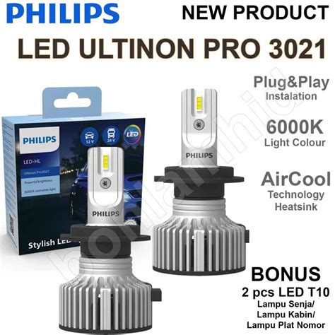 Jual Led Mobil PHILIPS ULTINON ESSENTIAL G2 H4 H11 HIR2 H1 HB3 HB4