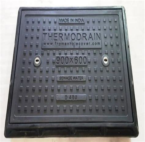 Frp Full Floor Rectangular Thermodrain Manhole Cover Capacity