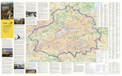 Cairngorms National Park Map by Collins