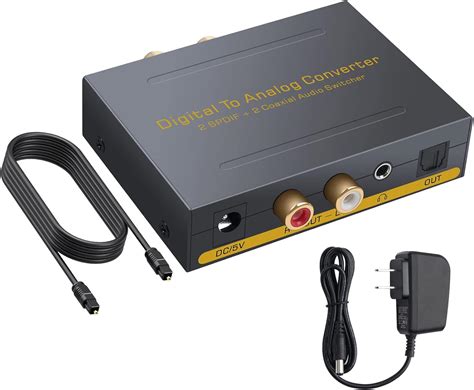 Amazon Prozor Digital To Analog Audio Converter Digital To L R