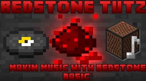 Minecraft Redstone Tutz 4 Makin Music With Redstone Basic Youtube