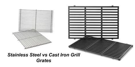 Weber Stainless Steel vs Cast Iron Grill Grates {Easy Choice!}