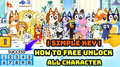 Bluey The Videogame Simple Key How To Free Unlock All Character Using