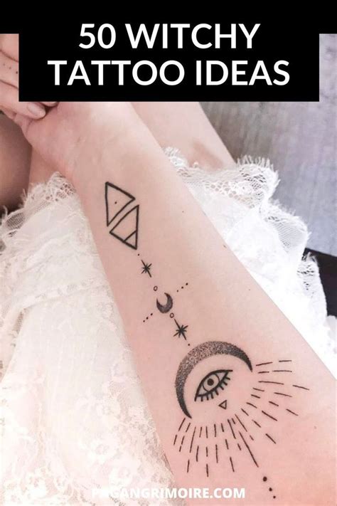 50 Witch Tattoos To Inspire Your Next One Witch Tattoo Wiccan