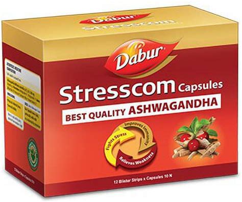 Dabur Stresscom Ashwagandha 120 Caps (Pack of 1) Price in India - Buy ...