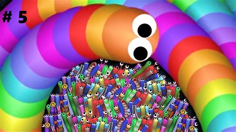 Slither Io A I Pro Tiny Snake Destroy Giant Snakes Trolling People