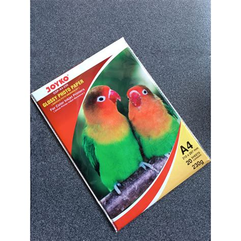 Jual GLOSSY PHOTO PAPER KERTAS PRINTER FOTO MENGKILAP 180 230 GRAM