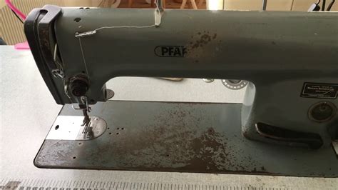 Pfaff Industrial Sewing Machine Youtube