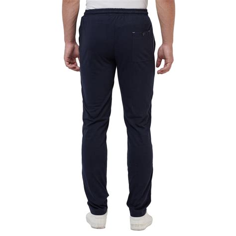 Solid Men Navy Blue Cotton Lower Regular Fit Casual Wear At Rs 1099