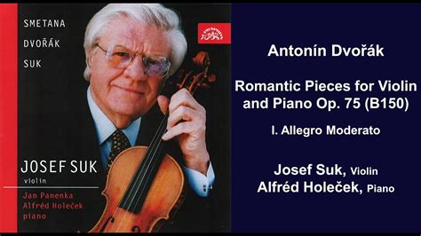 Anton N Dvo K Romantic Pieces For Violin And Piano Op B I