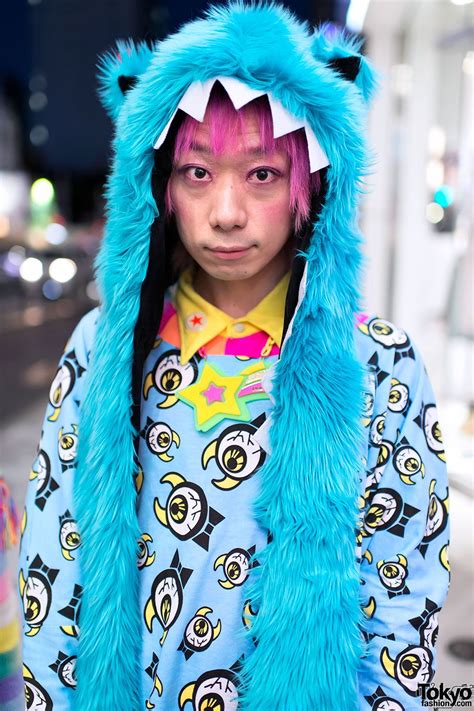 Kurebayashi And Junnyan In Harajuku W Kawaii Monsters And Colorful Hair