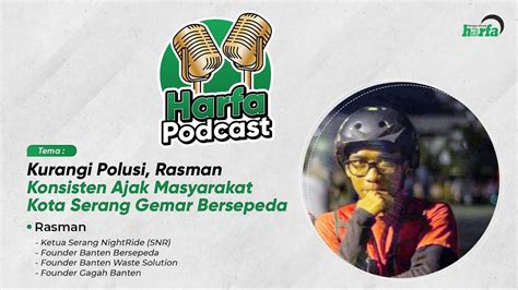 Kurangi Polusi Rasman Konsisten Ajak Masyarakat Kota Serang Gemar