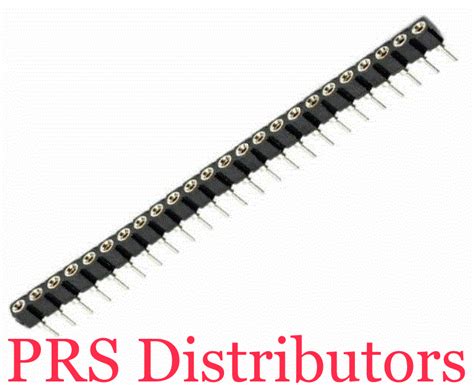 40 Pin Pcb Ic Transistor Socket Breakable Single Row Round Pin Female