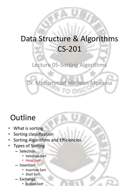 Classifying And Analyzing Sorting Algorithms A Comprehensive Breakdown