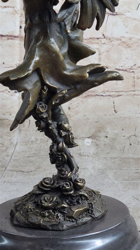Handmade Bronze Sculpture Statue Fairy / Mythical Nude Fairy Mythical