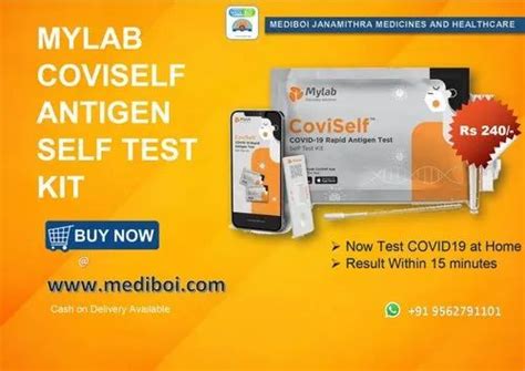 Mylab Coviself Rapid Antigen Self Test Kit At Rs 205 Kit Corona Test