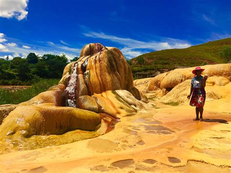 My Guide And A Geyser Outside Of Ampefy Madagascar R Mostbeautiful