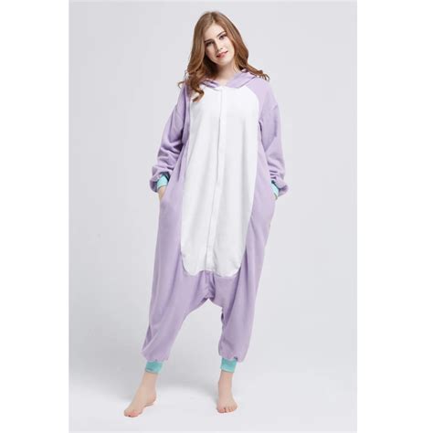 SESERIA New Animal Adult Purple Unicorn Onesies For Women Pajamas ...