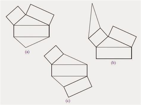 Jaring-jaring prisma segitiga, segi empat, segi lima, segi enam dan ...