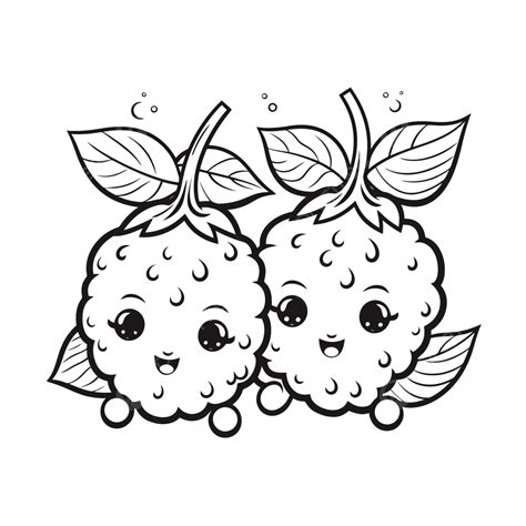 Desenho De Shopkins Kawaii Berries Páginas Para Colorir Página Esboço