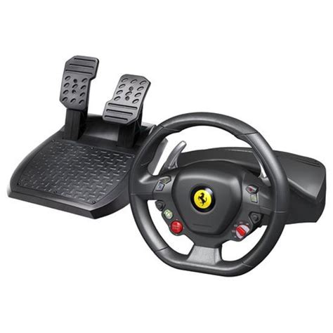 Thrustmaster Ferrari 458 Italia Pc Xbox 360 Steering Wheel Pedals Черный Techinn Геймпады Джойстики