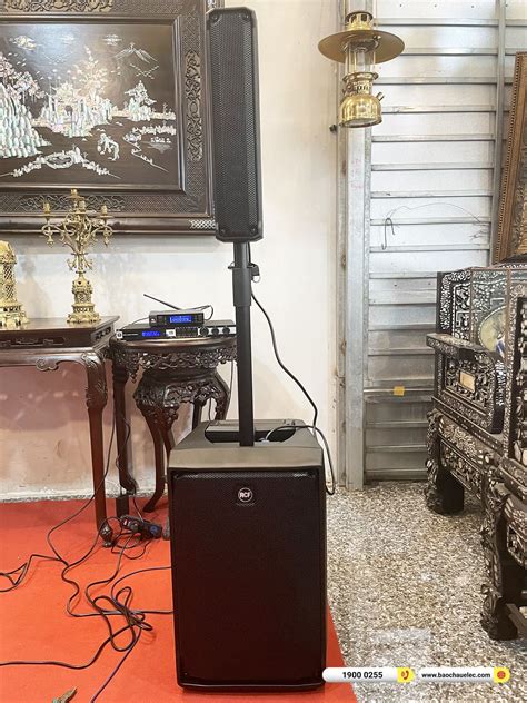 Lắp đặt dàn karaoke di động RCF hơn 75tr cho anh Lợi ở Cần Thơ