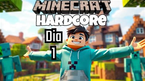 Mi primer video SOBREVIVÍ 1 DÍA en Minecraft HARDCORE YouTube