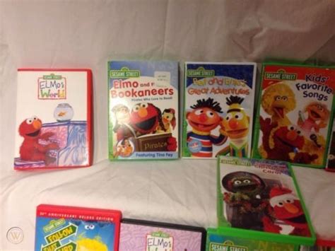 Lot Of 20 Sesame Street Elmo Dvd's | #537077032