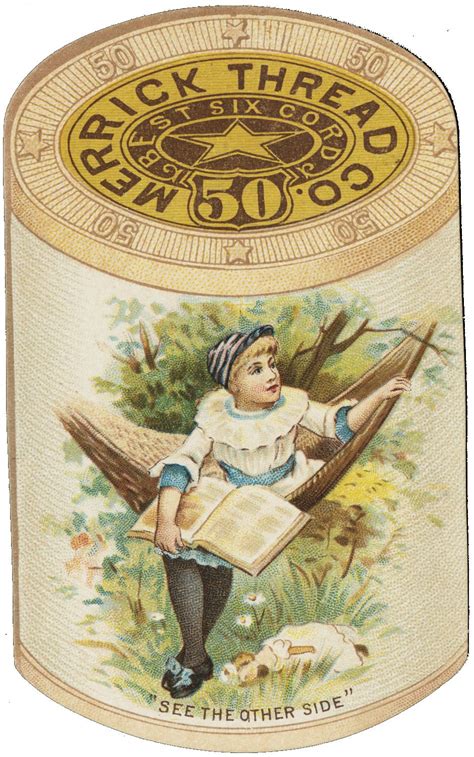 Ad For Merrick Thread Company Vintage Labels Vintage Ephemera Vintage