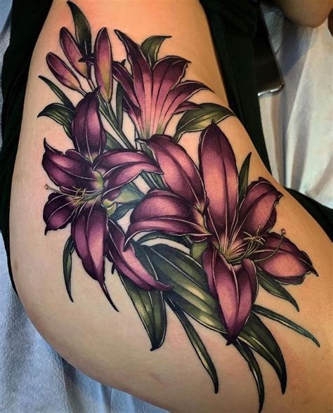 Tattooing Squire Strahan Tattoos Body Art Tattoos Lily Tattoo