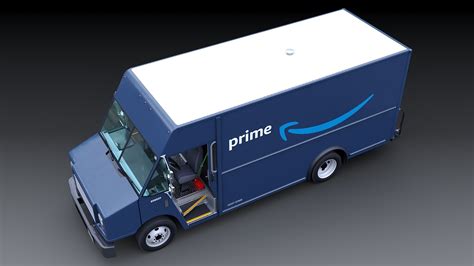 3D Model Step Van Amazon Truck - TurboSquid 2075029