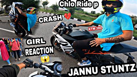 Crash Hote Bach Gya And Emstuntz4479 😰💔 Girl Reaction 😱 Daily Vlog Youtube