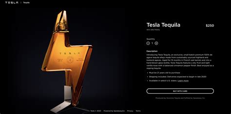 Tesla launches own tequila with crazy-looking bottle and high price tag ...