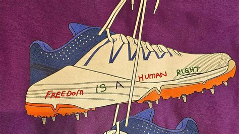 Usman Khawaja Releases Gaza T Shirts Protest Sneakers Banned At