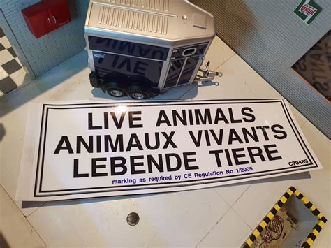 Ifor Williams Live Animals Decal C70489 Emberton Imperial