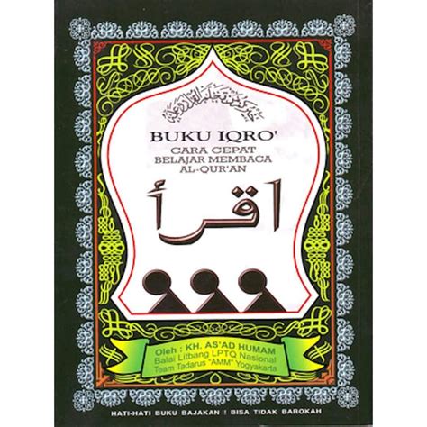 Paket Buku Iqra Besar Jilid Mudah Belajar Al Quran Buku Iqro