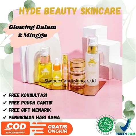 Jual Hyde Beauty Skincare Paket Glowing Extra Original Bpom Shopee