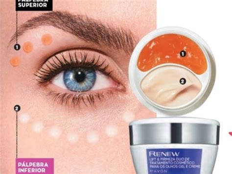 Creme Área De Olhos Avon Renew Lift E Firmeza Duo Tratamento