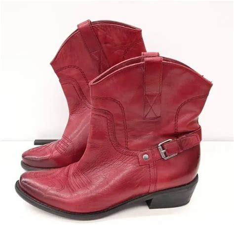 Franco Sarto Boots Red On Sale