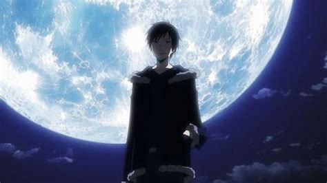 Post An Anime Character Standing In Front Of A Moon Anime Answers