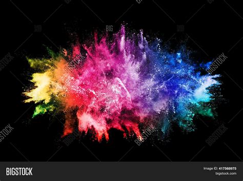 Abstract Colored Dust Image Photo Free Trial Bigstock