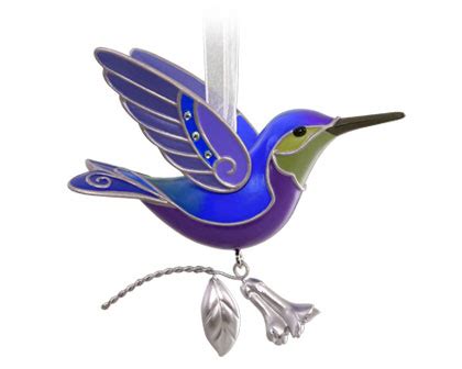 2015 Beauty Of Birds Hummingbird REPAINT Hallmark Keepsake Ornament