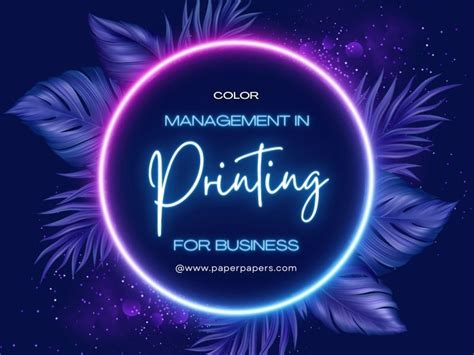 Process Of Color Management In Printing Importance Cs