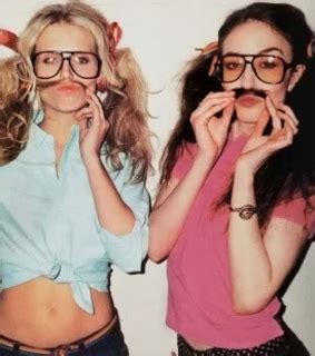 Best Friends Blonde And Brunette Image On Favim