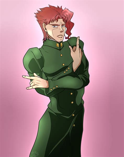 Noriaki Kakyoin Fanart By Lunalilys On Deviantart