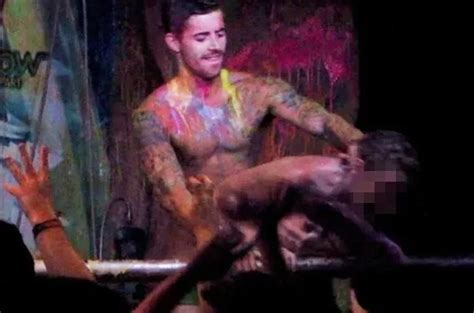 New Magaluf Nightclub Sex Shame As Girls Are Stripped On Stage At Paint Parties The Mirror