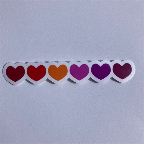Lesbian Pride Stickers LGBTQ Stickers Pride Stickers Water Bottle Decals Laptop Decals Etsy
