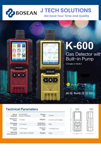 Bosean K 600 4 In 1 Multi Gas Detector At 36000 Multiple Gas