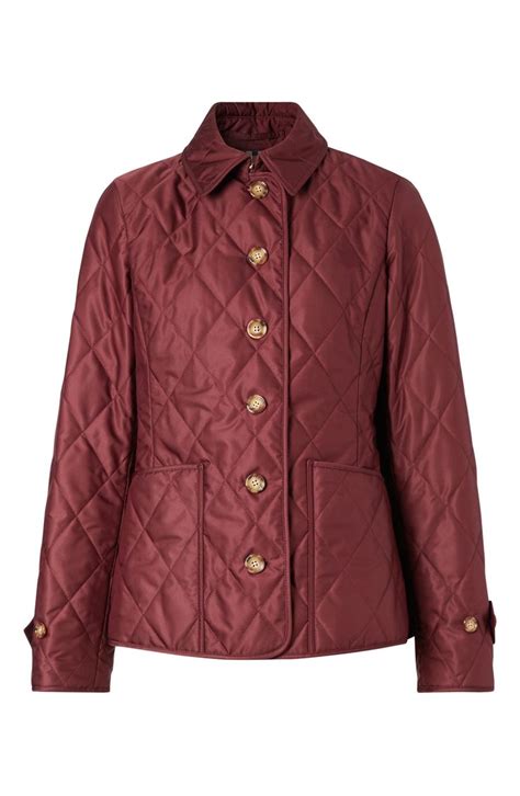 Burberry Fernleigh Thermoregulated Diamond Quilted Jacket Nordstrom